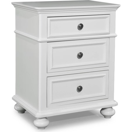 Nightstand with 3 Drawers